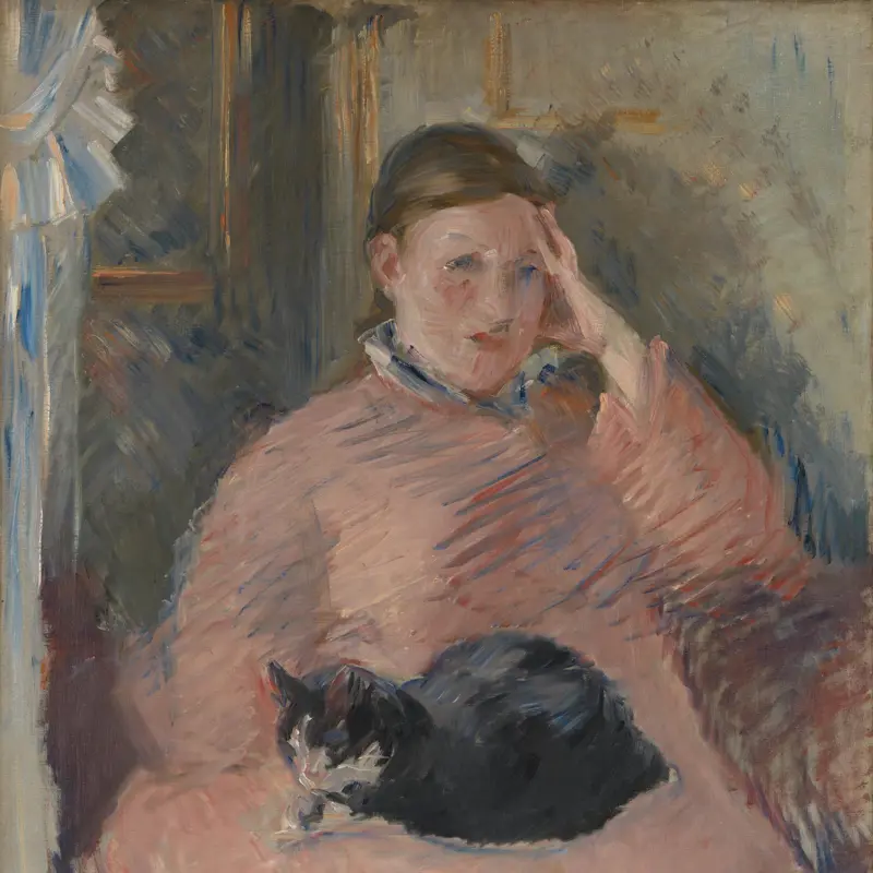 Woman with a Cat