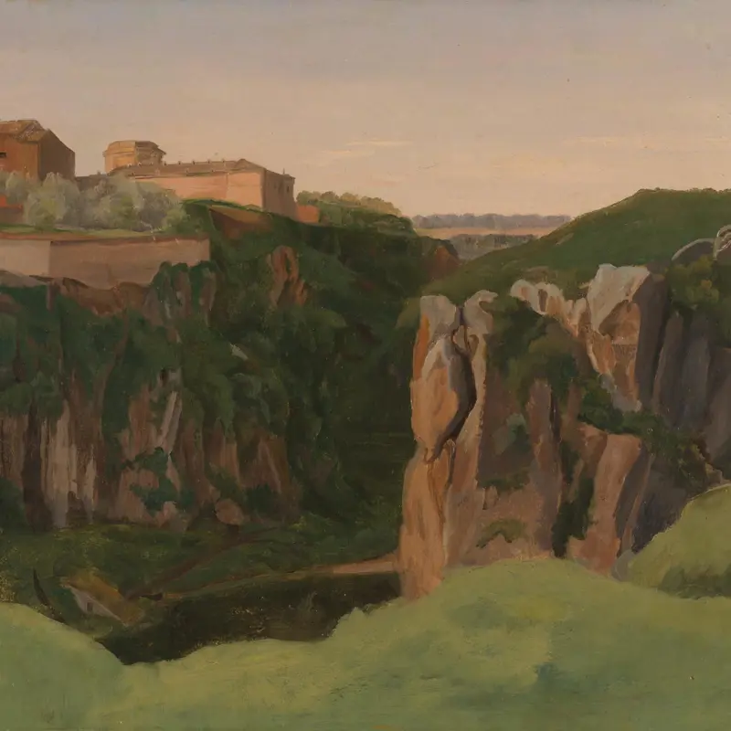 View of the Gorge at Civita Castellana