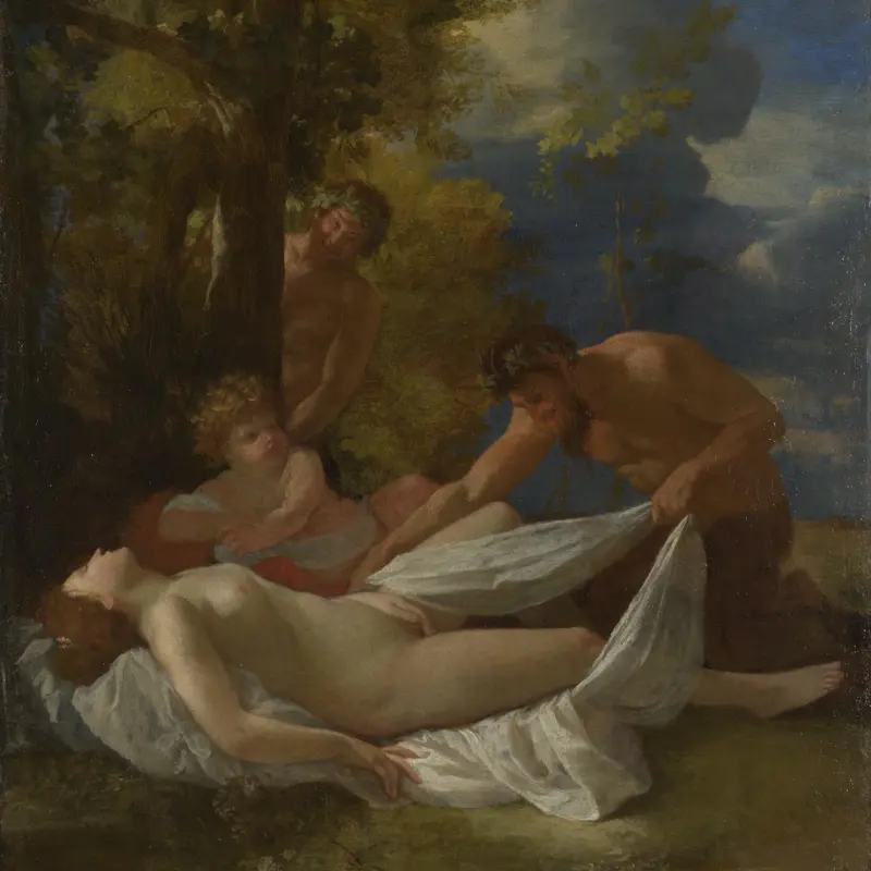 Nymph with Satyrs