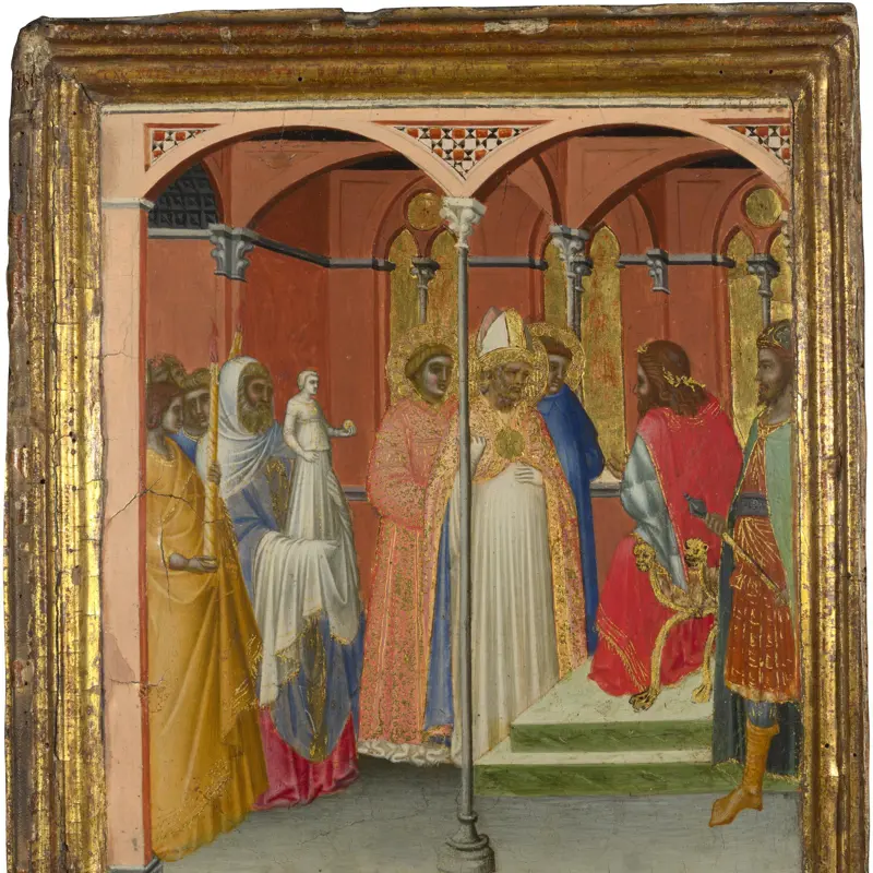 Saint Sabinus before the Roman Governor of Tuscany