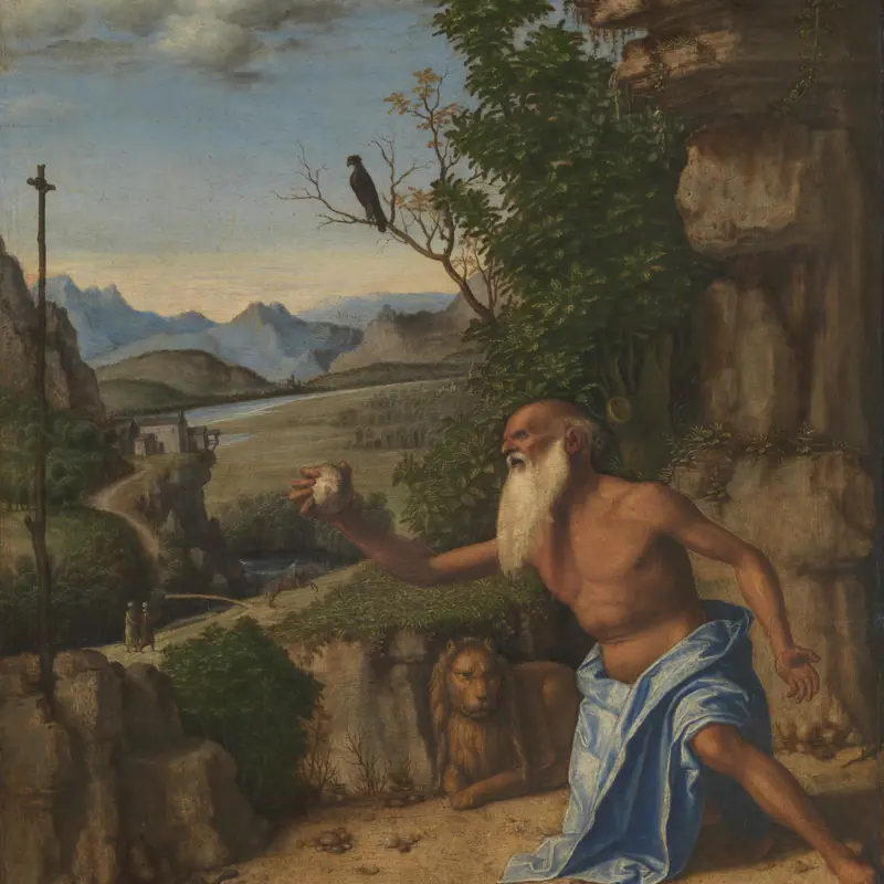 Saint Jerome in a Landscape