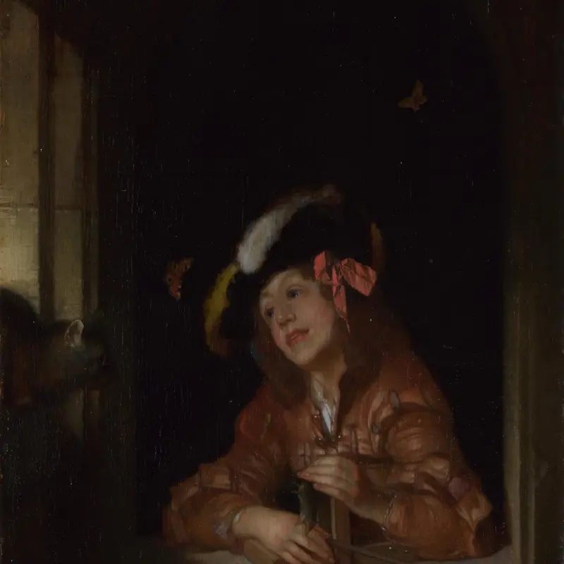 A Boy with a Mousetrap