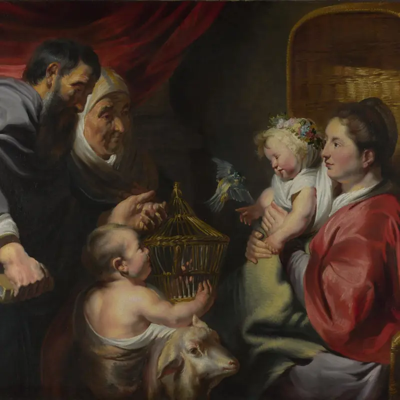 The Virgin and Child with Saint John and his Parents