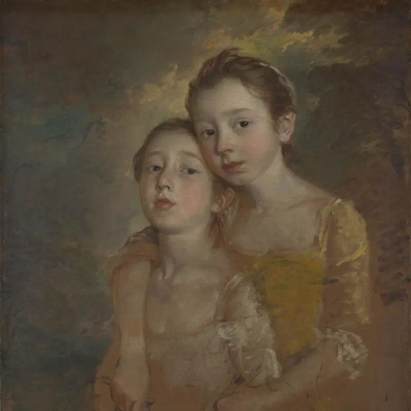 The Painter's Daughters with a Cat