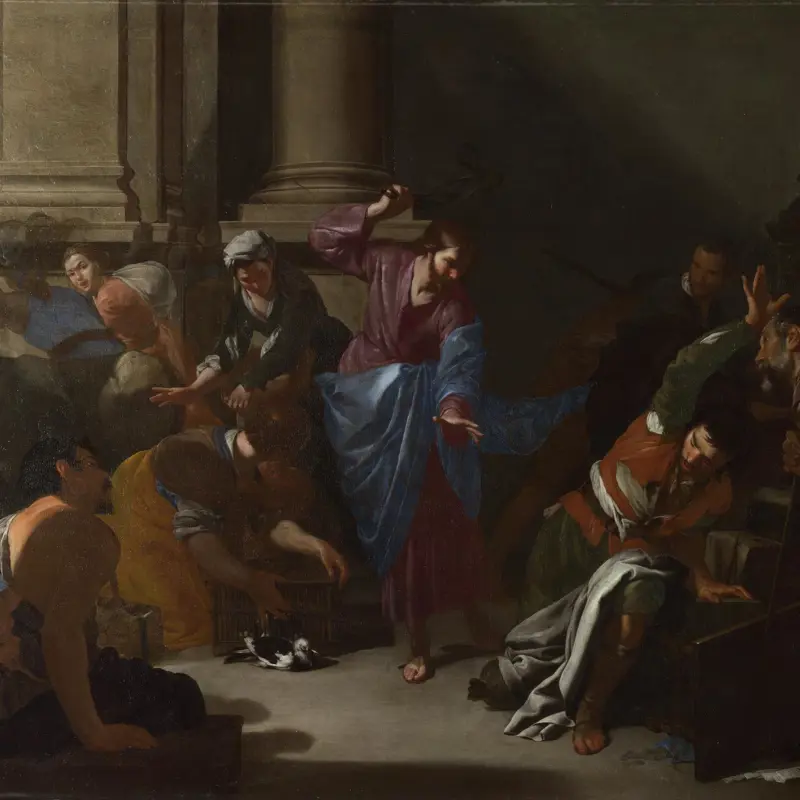Christ driving the Traders from the Temple