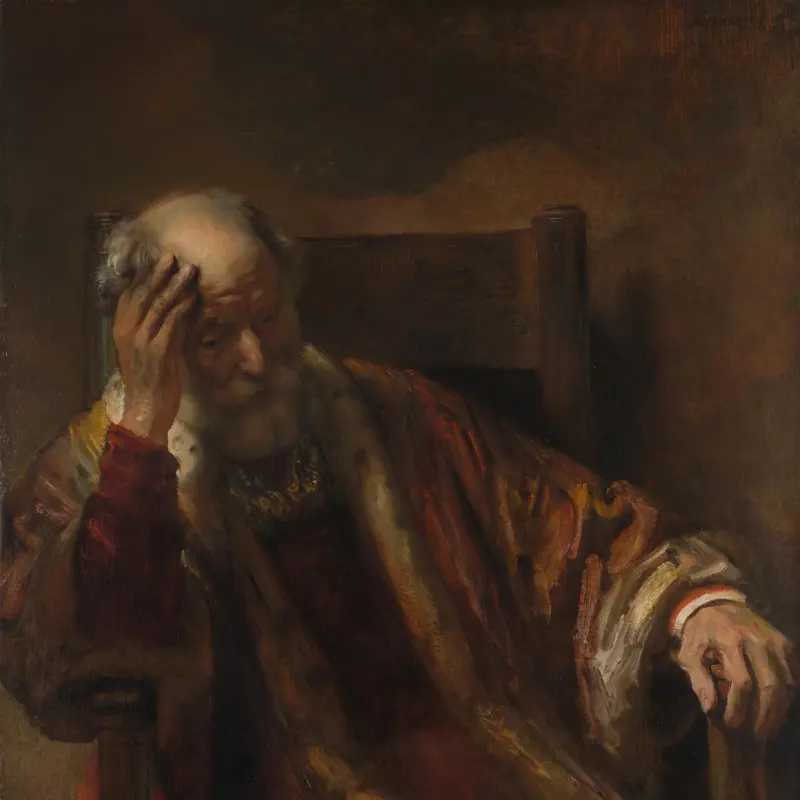 An Old Man in an Armchair