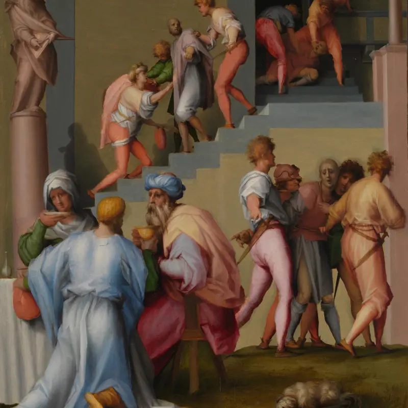 Pharaoh with his Butler and Baker