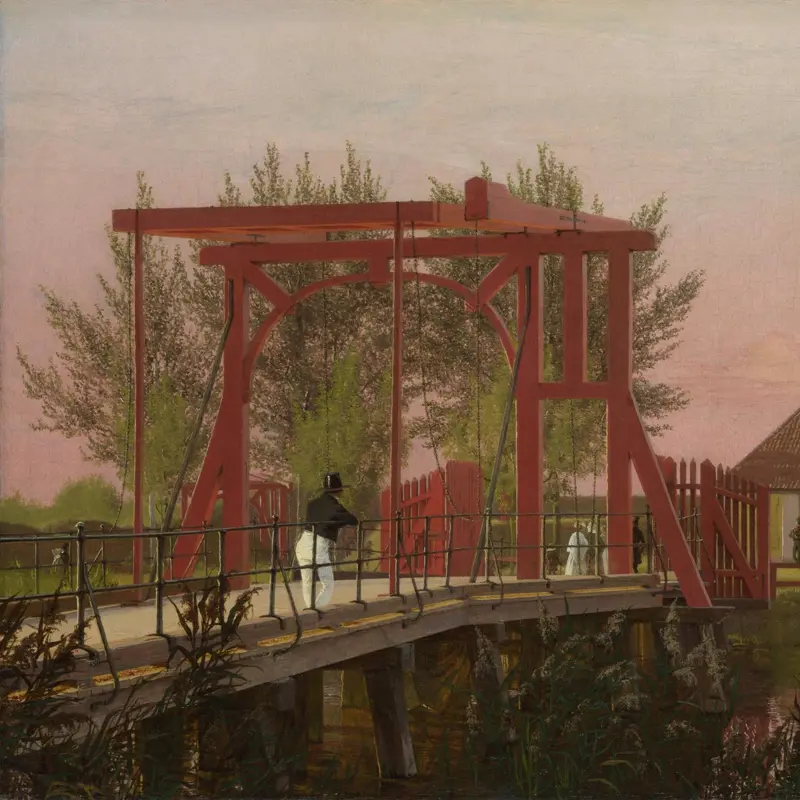 The Northern Drawbridge to the Citadel in Copenhagen